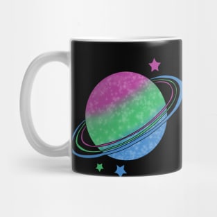 Polysexual Pride Planet Mug